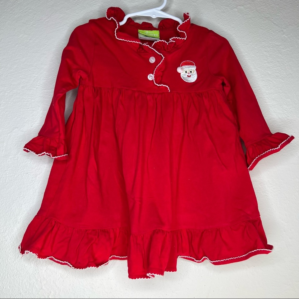 Classic Whimsy Red Santa Nightgown 18 months